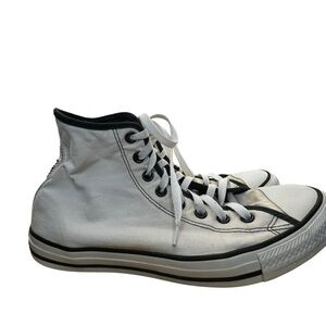 Converse Chuck Taylor All Star White High Top Sneaker “Pops” Mens 10 Women's 12